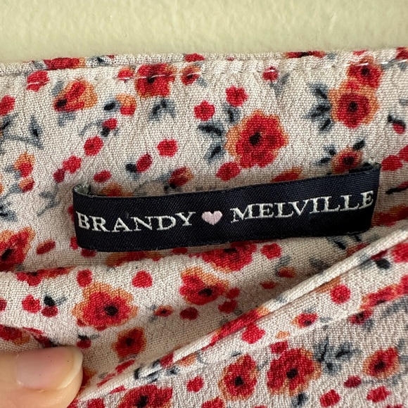 Brandy Melville | Floral Mini Skirt, Size XS/S ✨ - Picture 2 of 9